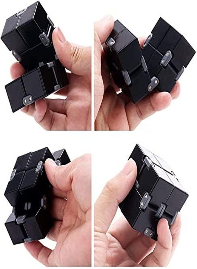 Dilabnba Fidget Spinners Metal Toys 3 Pack for Kids Adults, Sensory Hand Fidget Infinity Cube Block Flippy Chain Hammer Shield Bulk Desk Toy, Party Favors for Goodie Bag Stuffers Classroom Prizes - Image 3